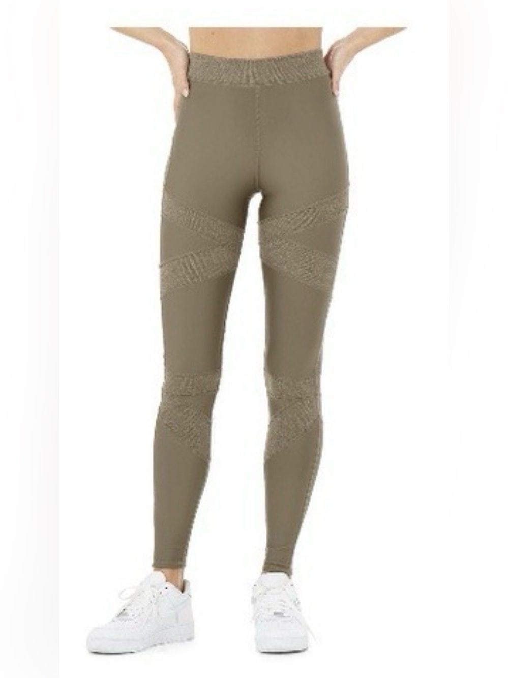 Alo Yoga High Waist Level Up Leggings Olive Branch Small